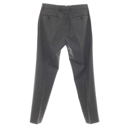 【中古】インコテックス スローウェア INCOTEX SLOWEAR ストレッチ ポリエステルウール ドレススラックスパンツ ダークグレー【サイズ50】【 状態ランクB 】【 メンズ 】