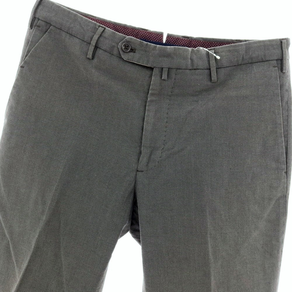 【中古】インコテックス INCOTEX ストレッチ アイスコットン カジュアルスラックスパンツ グレー系【サイズ48】【 状態ランクB 】【 メンズ 】