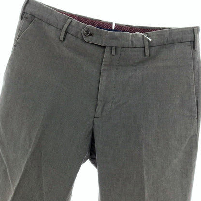 【中古】インコテックス INCOTEX ストレッチ アイスコットン カジュアルスラックスパンツ グレー系【サイズ48】【 状態ランクB 】【 メンズ 】