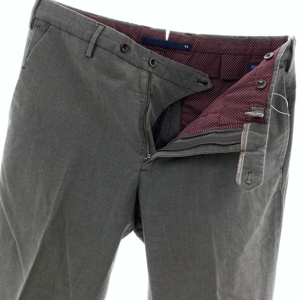 【中古】インコテックス INCOTEX ストレッチ アイスコットン カジュアルスラックスパンツ グレー系【サイズ48】【 状態ランクB 】【 メンズ 】