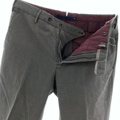 【中古】インコテックス INCOTEX ストレッチ アイスコットン カジュアルスラックスパンツ グレー系【サイズ48】【 状態ランクB 】【 メンズ 】