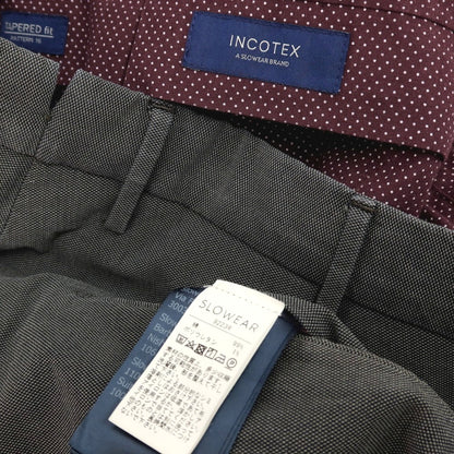 【中古】インコテックス INCOTEX ストレッチ アイスコットン カジュアルスラックスパンツ グレー系【サイズ48】【 状態ランクB 】【 メンズ 】