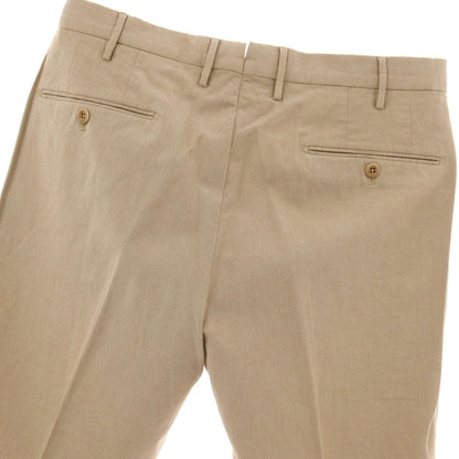 【中古】インコテックス INCOTEX ストレッチ アイスコットン カジュアルスラックスパンツ ベージュ【サイズ48】【 状態ランクB 】【 メンズ 】
