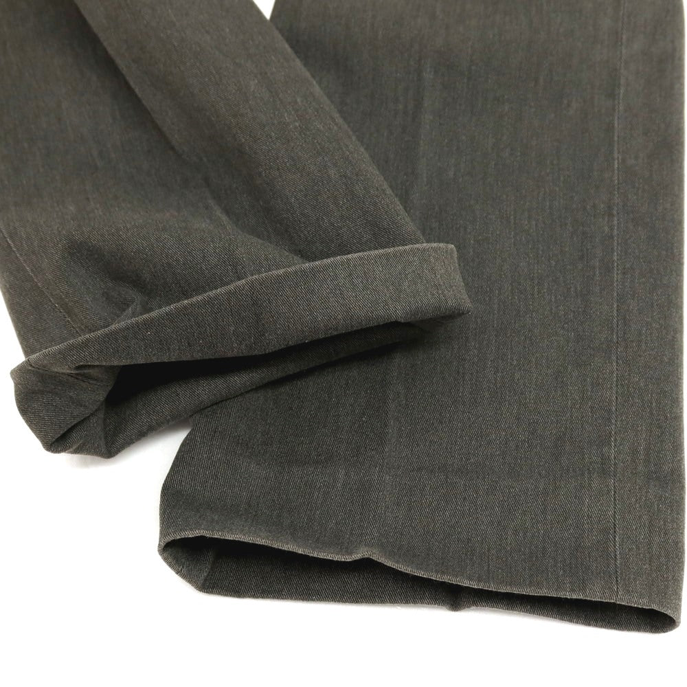 【中古】インコテックス INCOTEX ストレッチ コットンポリエステル カジュアルスラックスパンツ グリーングレー系【サイズ48】【 状態ランクB 】【 メンズ 】