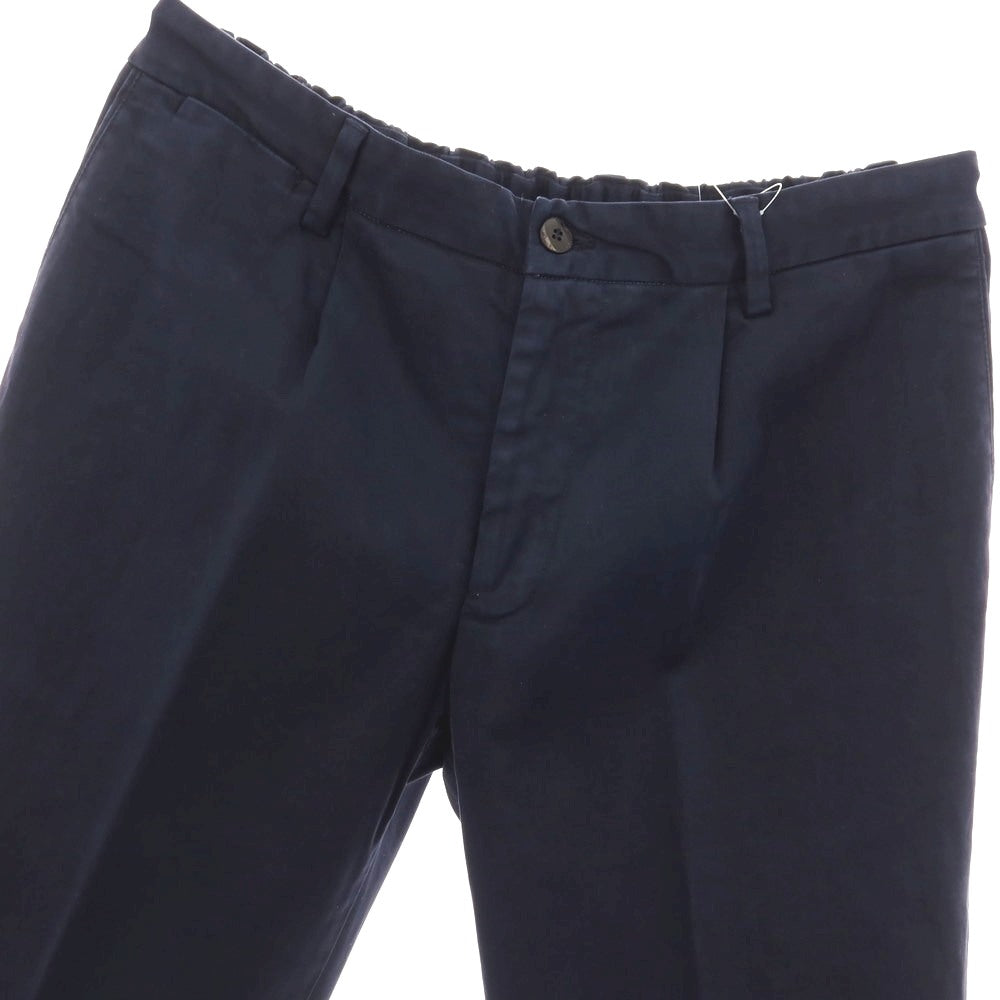 【中古】デヴォレ インチピット DEVORE Incipit ストレッチ コットン イージースラックスパンツ ネイビー【サイズ50】【 状態ランクB 】【 メンズ 】