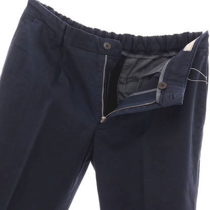 【中古】デヴォレ インチピット DEVORE Incipit ストレッチ コットン イージースラックスパンツ ネイビー【サイズ50】【 状態ランクB 】【 メンズ 】