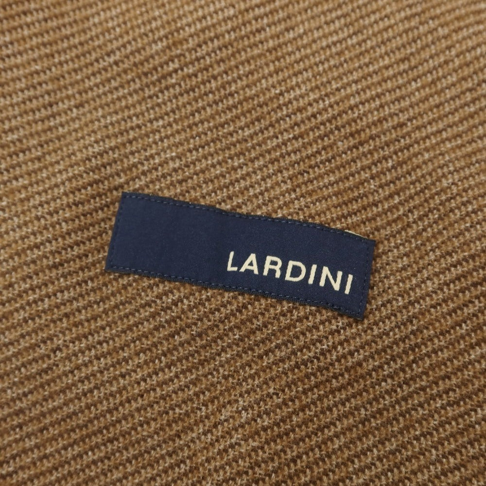 【中古】ラルディーニ LARDINI ウールポリエステルナイロン シャツジャケット ブルゾン ブラウン【 M 】【 状態ランクB 】【 メンズ 】