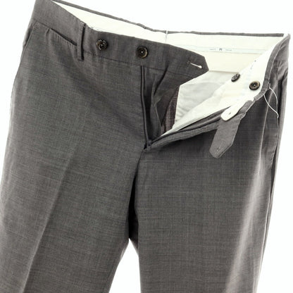 【中古】ピーティートリノ PT TORINO ストレッチ ウール ドレススラックスパンツ グレー【サイズ46】【 状態ランクC 】【 メンズ 】
