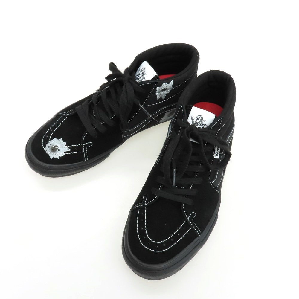【中古】シュプリーム Supreme × Nate Lowman VANS 2025年春夏 Skate Grosso Mid スニーカー ブラック【 26.5 】【 状態ランクB 】【 メンズ 】