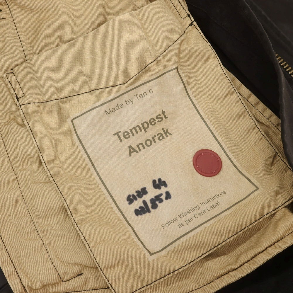 【中古】テンシー Ten c Tempest Anorak ポリエステルナイロン ミリタリージャケット ブラック【 4 】【 状態ランクB 】【 メンズ 】