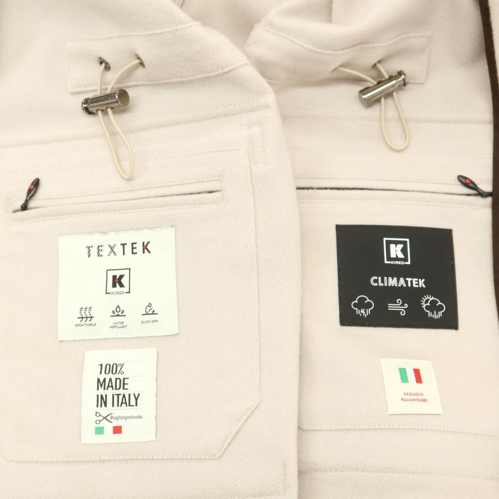 【中古】キーレッド ケイレッド KIRED WTOBE カシミヤ フィールドジャケット ライトベージュ【 50 】【 状態ランクA 】【 メンズ 】