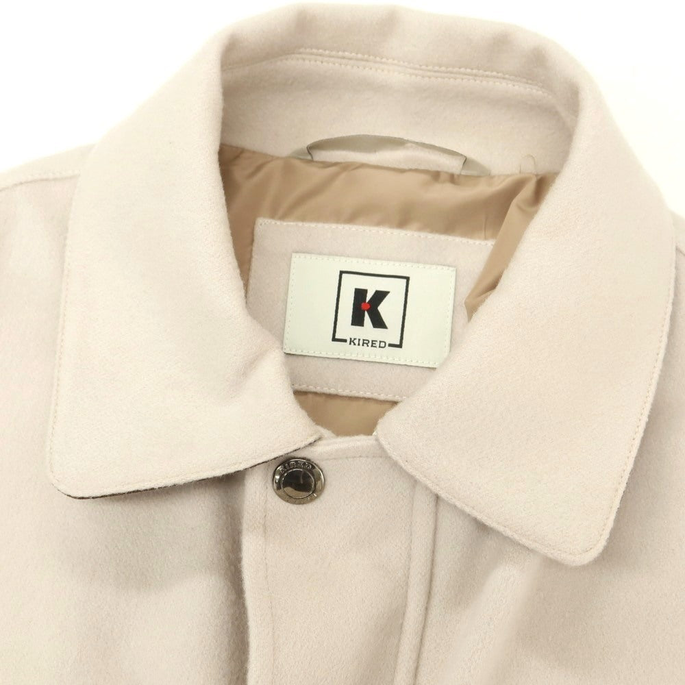 【中古】キーレッド ケイレッド KIRED WTOBE カシミヤ フィールドジャケット ライトベージュ【 50 】【 状態ランクA 】【 メンズ 】