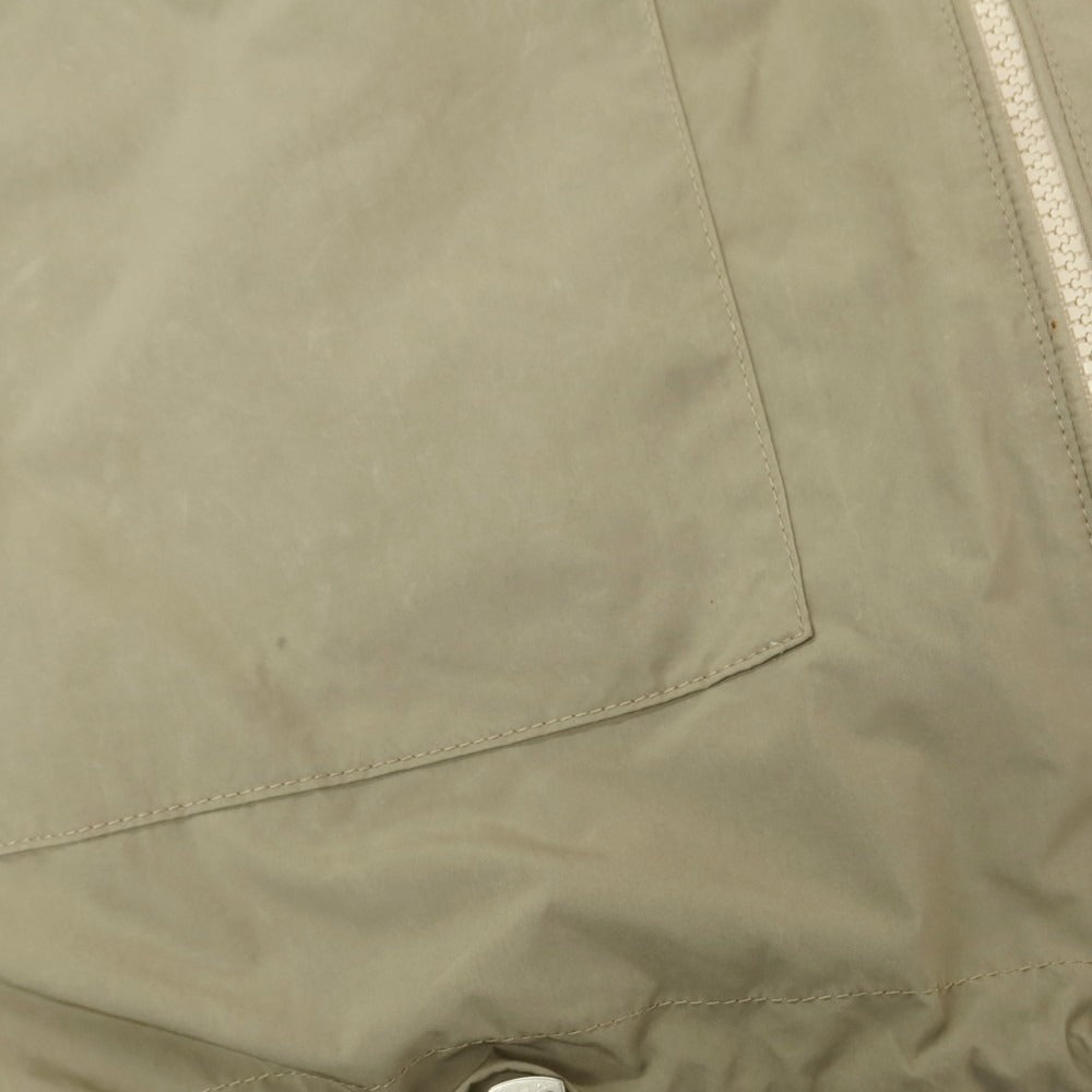【中古】ブルネロクチネリ Brunello Cucinelli リバーシブル ポリエステルナイロン フーデッドコート ライトカーキxライトベージュ【 46 】【 状態ランクC 】【 メンズ 】