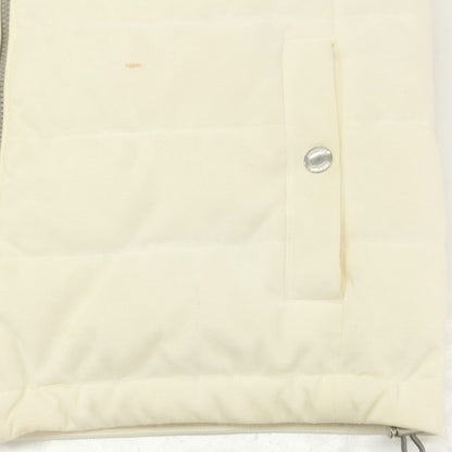 【中古】ブルネロクチネリ Brunello Cucinelli コットン フーデッド ダウンベスト ブルゾン オフホワイト【 44/S 】【 状態ランクD 】【 メンズ 】