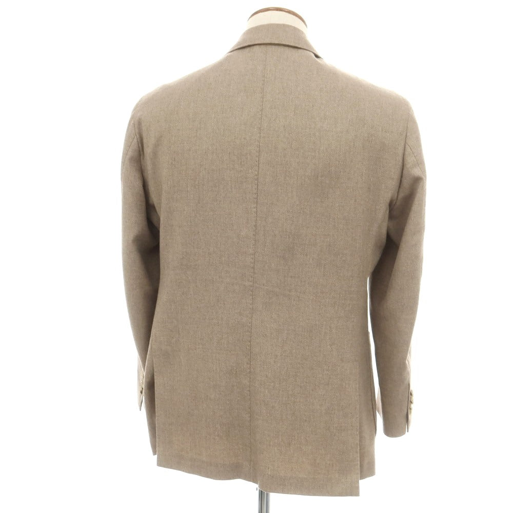 【中古】ジアーボ ガボ Gabo TOMORROWLAND別注 ストレッチ ウール 2B テーラードジャケット ベージュ【 48 Drop7 】【 状態ランクC 】【 メンズ 】