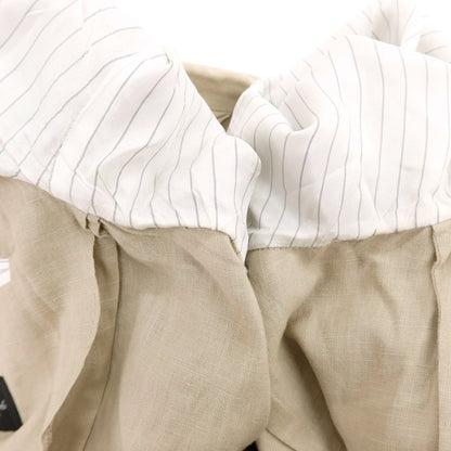 【中古】エリコフォルミコラ ERRICO FORMICOLA リネン 3B カジュアルジャケット ベージュ【 50 】【 状態ランクC 】【 メンズ 】