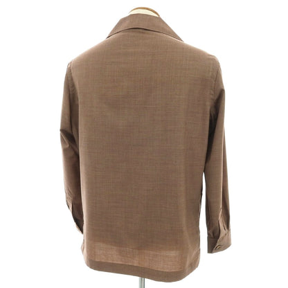 【中古】アヴィーノ AVINO ウール ジャケット ブルゾン ブラウン【 46 】【 状態ランクC 】【 メンズ 】