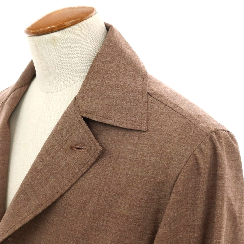 【中古】アヴィーノ AVINO ウール ジャケット ブルゾン ブラウン【 46 】【 状態ランクC 】【 メンズ 】