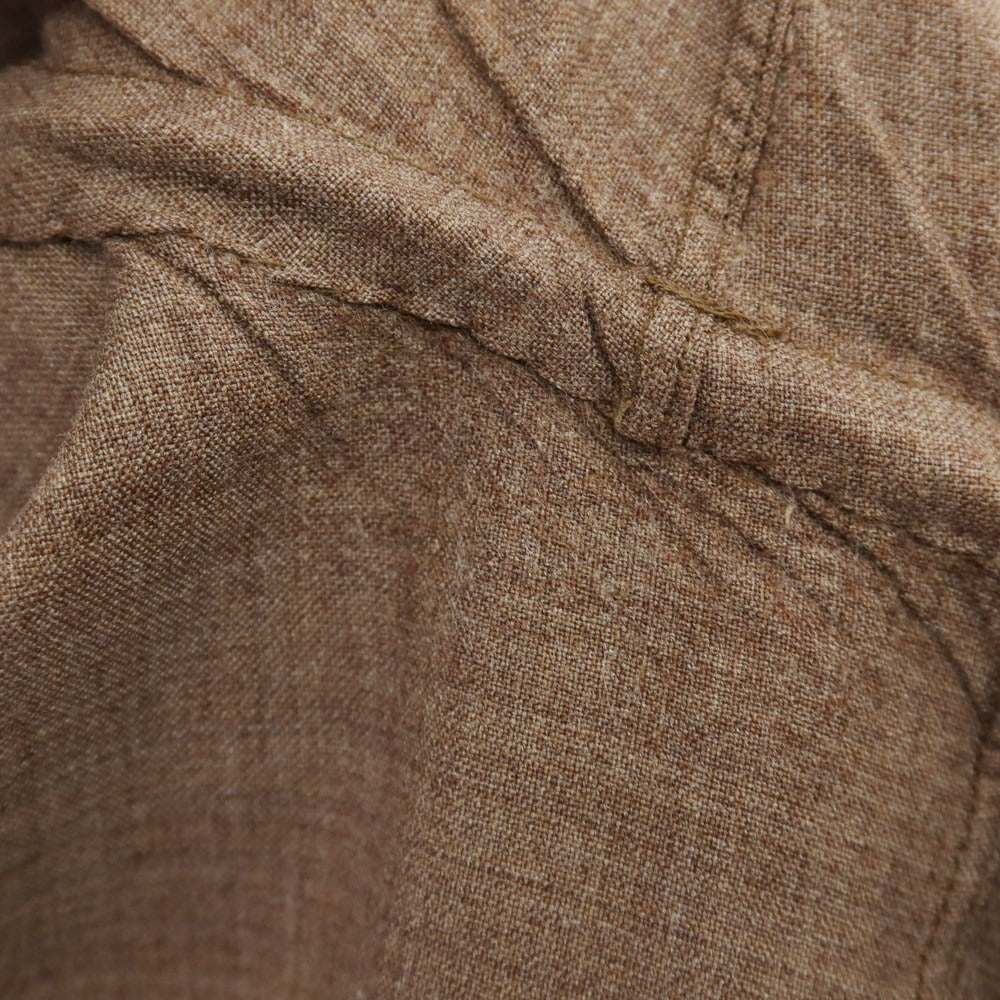 【中古】アヴィーノ AVINO ウール ジャケット ブルゾン ブラウン【 46 】【 状態ランクC 】【 メンズ 】