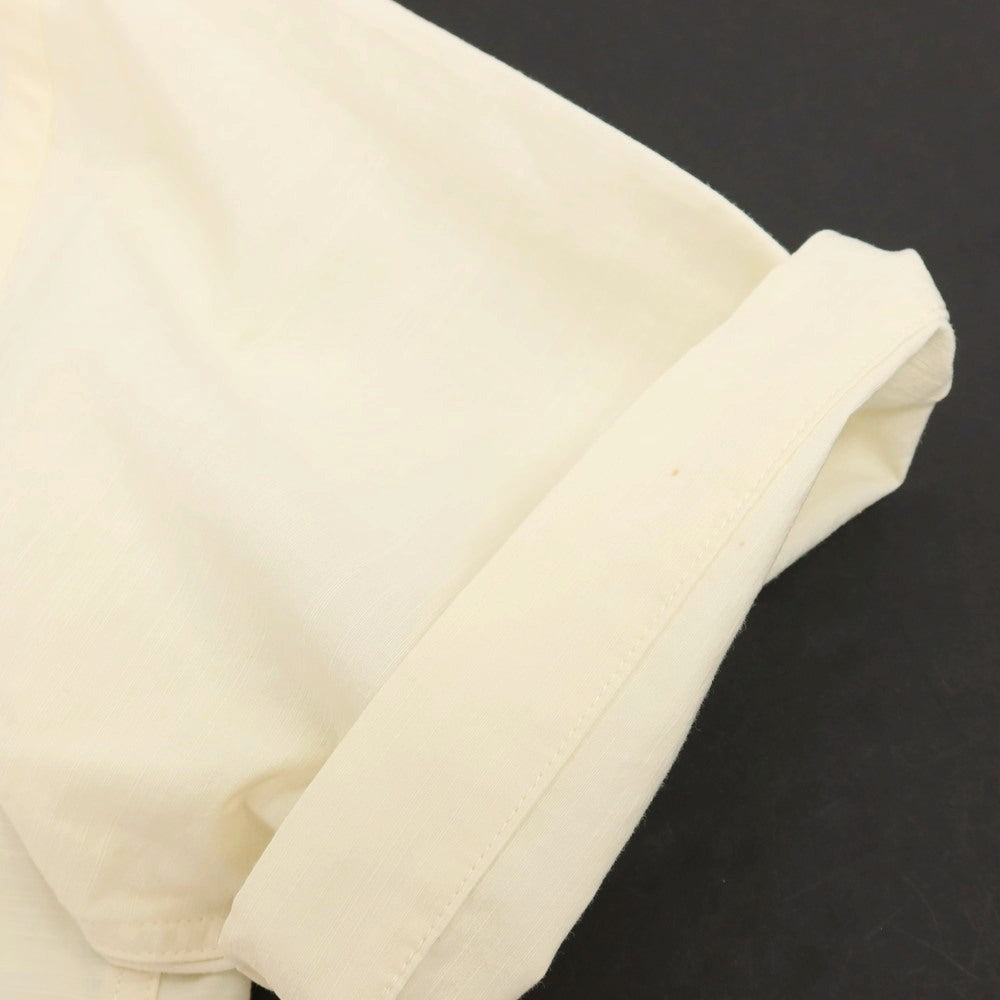 【中古】アボンタージ A VONTADE コットンリネン オープンカラー 半袖シャツ オフホワイト【サイズM】【 状態ランクB 】【 メンズ 】