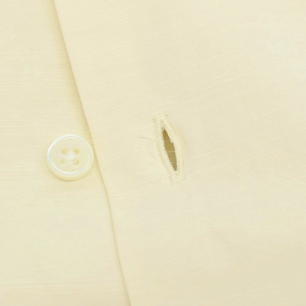 【中古】アボンタージ A VONTADE コットンリネン オープンカラー 半袖シャツ オフホワイト【サイズM】【 状態ランクB 】【 メンズ 】