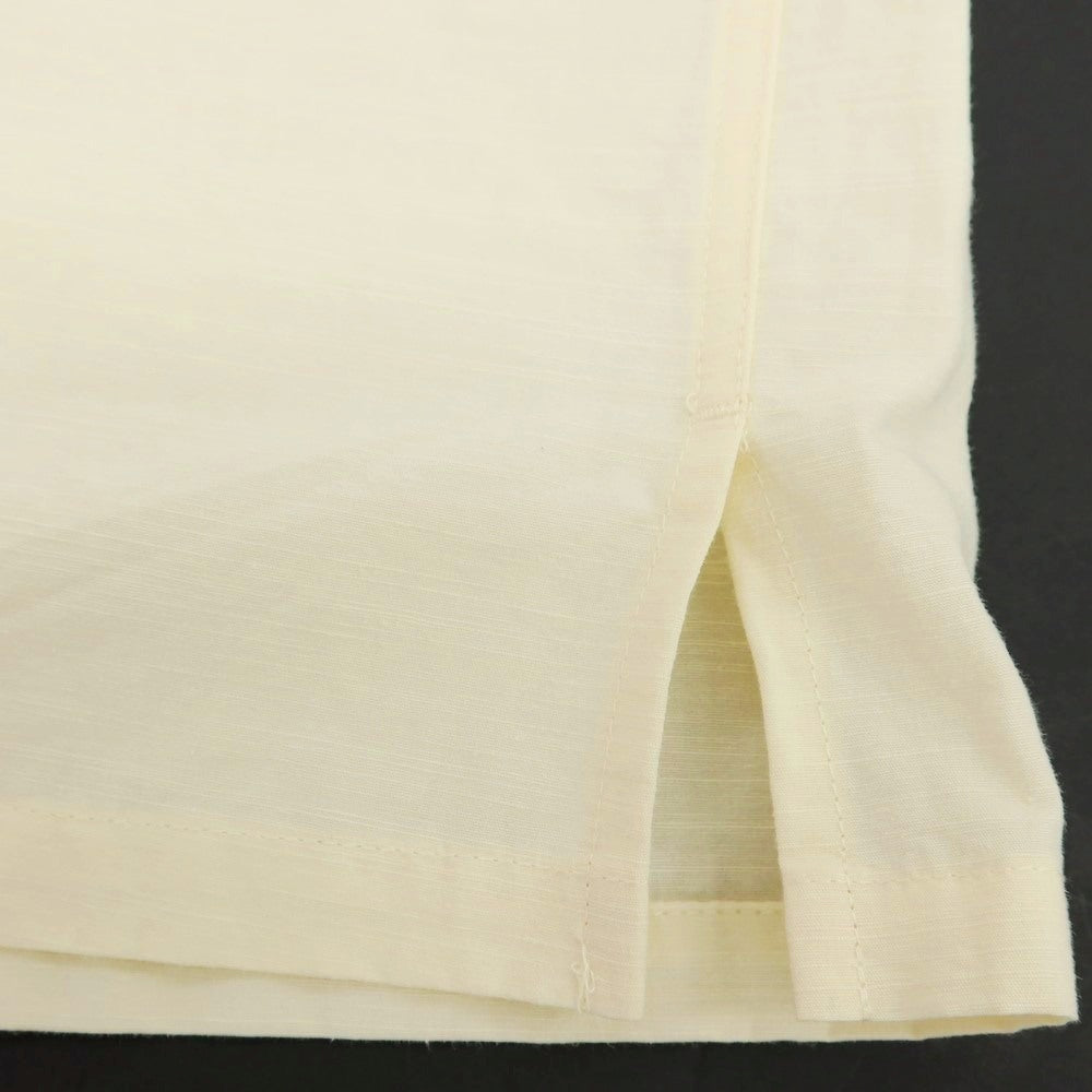 【中古】アボンタージ A VONTADE コットンリネン オープンカラー 半袖シャツ オフホワイト【サイズM】【 状態ランクB 】【 メンズ 】