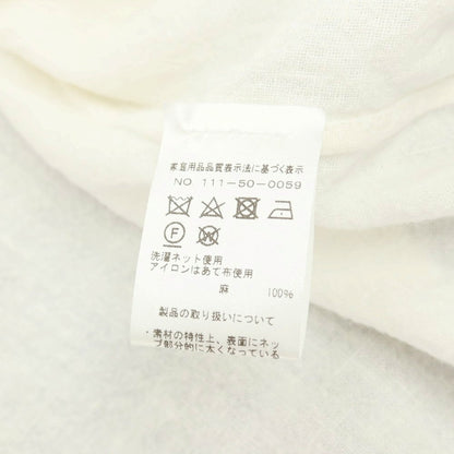 【中古】サルヴァトーレピッコロ Salvatore Piccolo リネン オープンカラー 半袖シャツ ホワイト【サイズM】【 状態ランクB 】【 メンズ 】