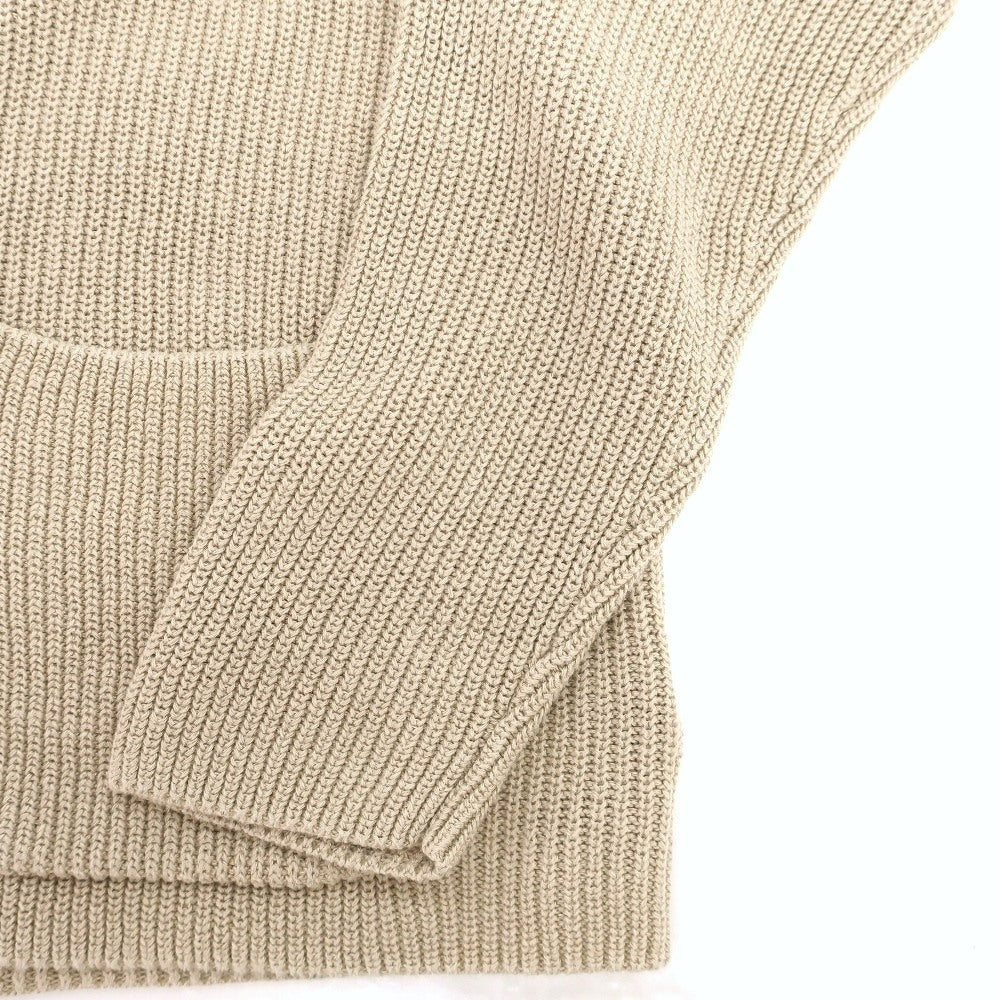 【中古】ザノーネ ZANONE リネンコットン ジャケット型 カーディガン ベージュ【サイズ46】【 状態ランクB 】【 メンズ 】