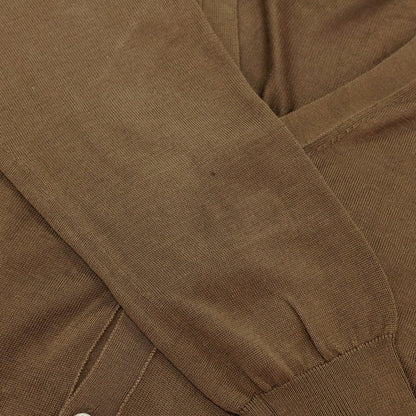 【中古】スローン SLOANE ハイゲージ シルク カーディガン カーキブラウン【 5 】【 状態ランクC 】【 メンズ 】