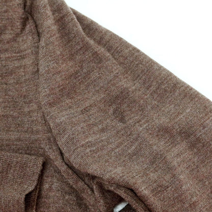 【中古】フェデーリ FEDELI ハイゲージ ウール モックネック プルオーバーニット アッシュブラウン【 48 】【 状態ランクC 】【 メンズ 】