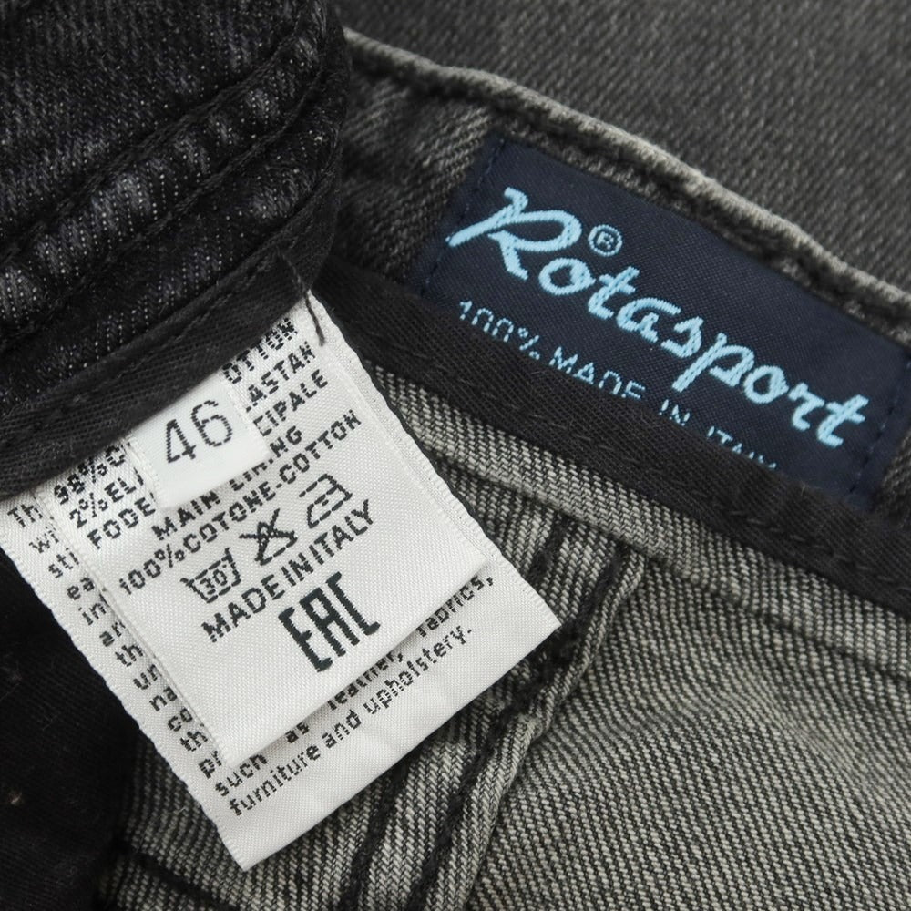 【中古】ロータスポーツ ROTA SPORTS ストレッチ デニムパンツ グレー【サイズ46】【 状態ランクC 】【 メンズ 】 [CPD]