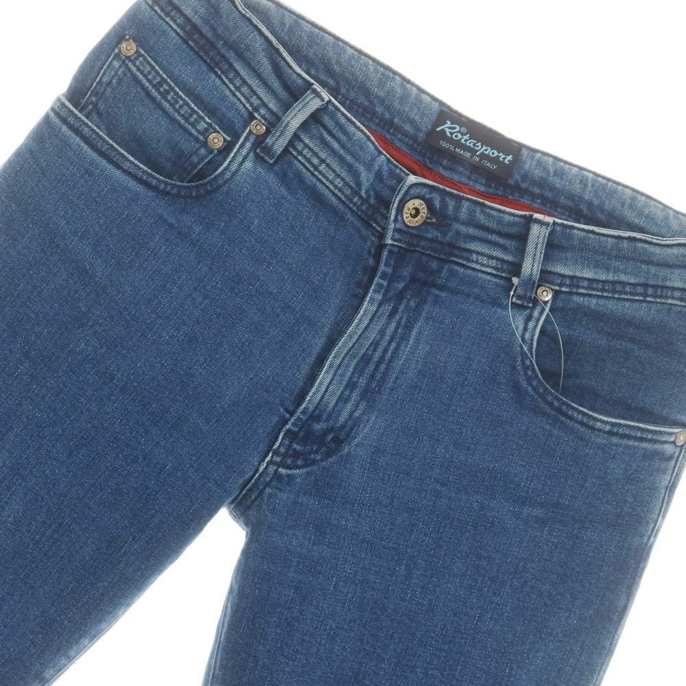 【中古】ロータスポーツ ROTA SPORTS ストレッチ デニムパンツ ブルー【サイズ46】【 状態ランクC 】【 メンズ 】 [CPD]
