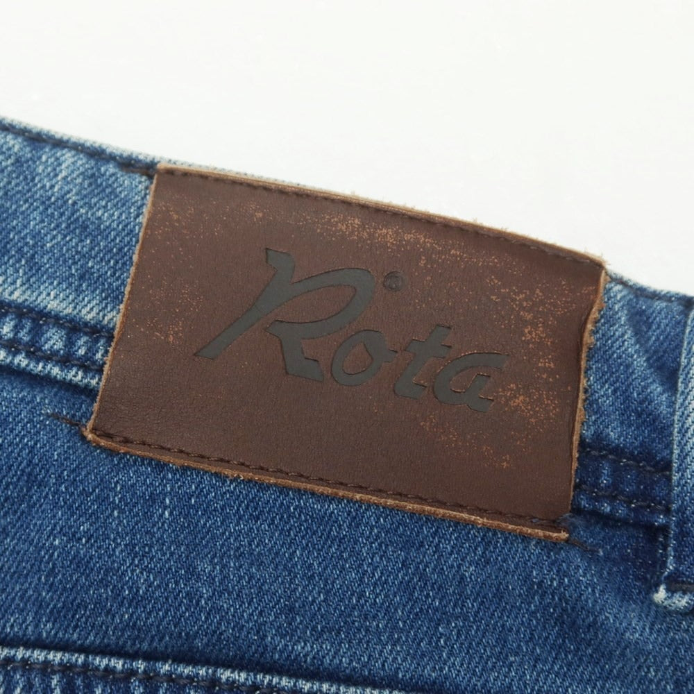 【中古】ロータスポーツ ROTA SPORTS ストレッチ デニムパンツ ブルー【サイズ46】【 状態ランクC 】【 メンズ 】 [CPD]