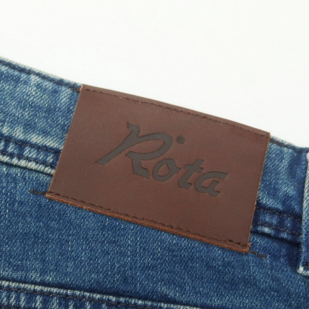 中古】ロータスポーツ ROTA SPORTS ストレッチ デニムパンツ ブルー