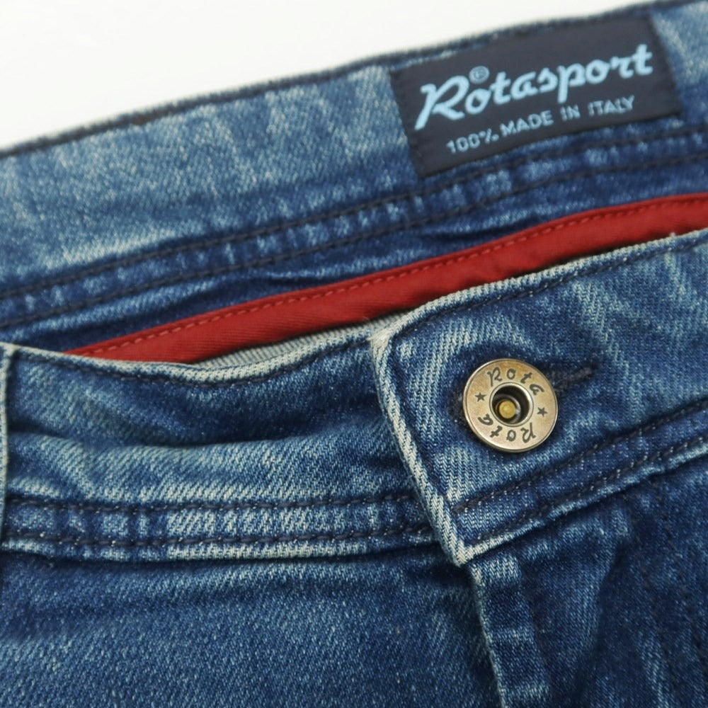 【中古】ロータスポーツ ROTA SPORTS ストレッチ デニムパンツ ブルー【サイズ48】【 状態ランクC 】【 メンズ 】 [CPD]