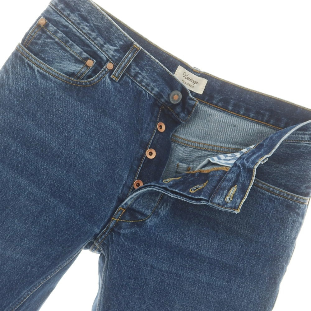 【中古】テラ ジェノバ TELA GENOVA セルビッチ デニムパンツ ブルー【 32 】【 状態ランクC 】【 メンズ 】