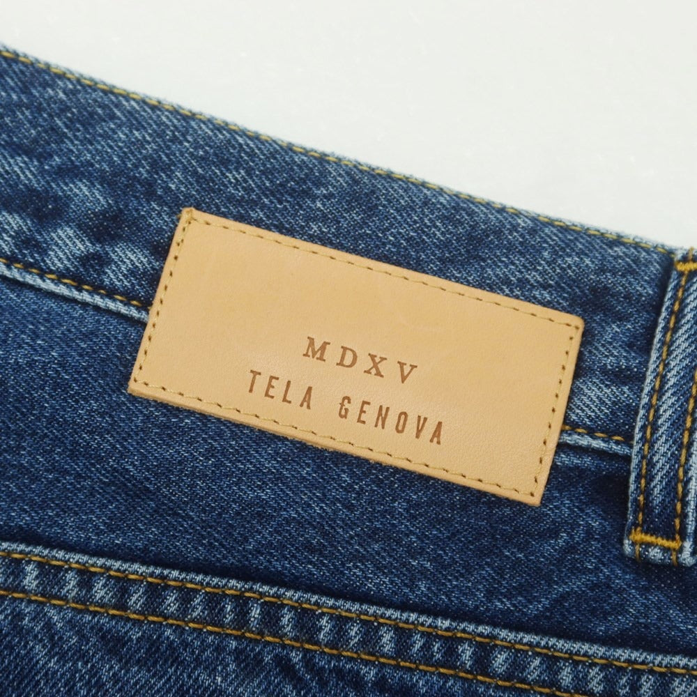 【中古】テラ ジェノバ TELA GENOVA セルビッチ デニムパンツ ブルー【 32 】【 状態ランクC 】【 メンズ 】