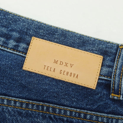 【中古】テラ ジェノバ TELA GENOVA セルビッチ デニムパンツ ブルー【 32 】【 状態ランクC 】【 メンズ 】