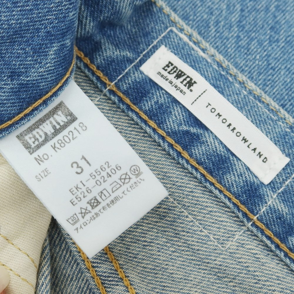 【中古】エドウィン EDWIN TOMORROWLAND別注 デニムパンツ ブルー【 31 】【 状態ランクB 】【 メンズ 】