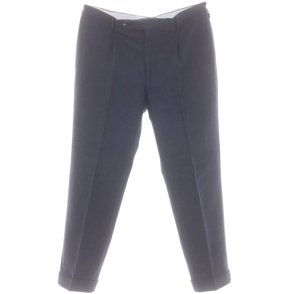 【中古】ロータ ROTA ウールコットン ドレススラックスパンツ ネイビー【 48 】【 状態ランクB 】【 メンズ 】