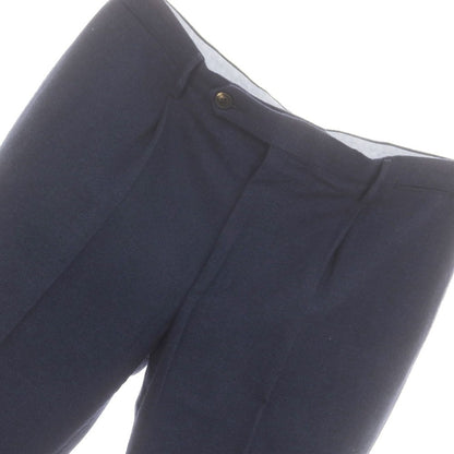 【中古】ロータ ROTA ウールコットン ドレススラックスパンツ ネイビー【 48 】【 状態ランクB 】【 メンズ 】