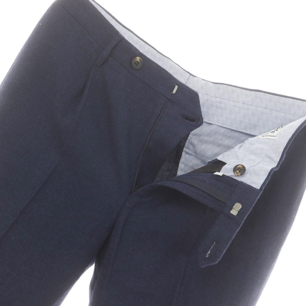 【中古】ロータ ROTA ウールコットン ドレススラックスパンツ ネイビー【 48 】【 状態ランクB 】【 メンズ 】