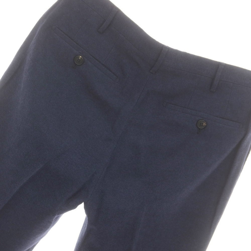 【中古】ロータ ROTA ウールコットン ドレススラックスパンツ ネイビー【 48 】【 状態ランクB 】【 メンズ 】