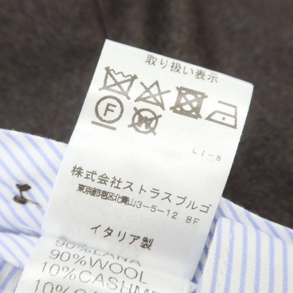 【中古】ロータ ROTA ウールカシミヤ ドレススラックスパンツ ブラウン【 48 】【 状態ランクC 】【 メンズ 】