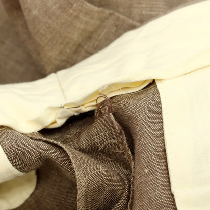 【中古】ロータ ROTA リネン カジュアルスラックスパンツ ダークベージュ【サイズ48】【 状態ランクC 】【 メンズ 】