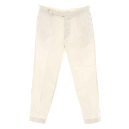 【中古】ロータスポーツ ROTA SPORTS ストレッチ コットン カジュアルスラックスパンツ ホワイト【サイズ32/48】【 状態ランクC 】【 メンズ 】