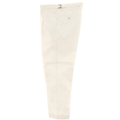 【中古】ロータスポーツ ROTA SPORTS ストレッチ コットン カジュアルスラックスパンツ ホワイト【サイズ32/48】【 状態ランクC 】【 メンズ 】