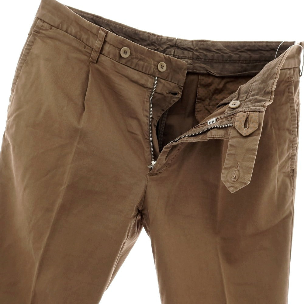 【中古】ロータスポーツ ROTA SPORTS ストレッチ コットン カジュアルスラックスパンツ ブラウン【サイズ48】【 状態ランクC 】【 メンズ 】