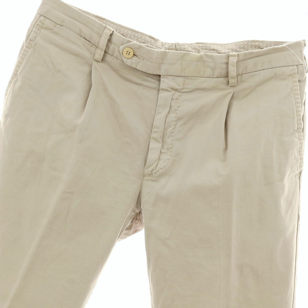 【中古】ロータスポーツ ROTA SPORTS ストレッチ コットンウール カジュアルスラックスパンツ サンドベージュ【サイズ48】【 状態ランクC 】【 メンズ 】