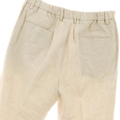 【中古】デヴォレ インチピット DEVORE Incipit リネンコットン イージースラックスパンツ ベージュ【サイズ48】【 状態ランクC 】【 メンズ 】